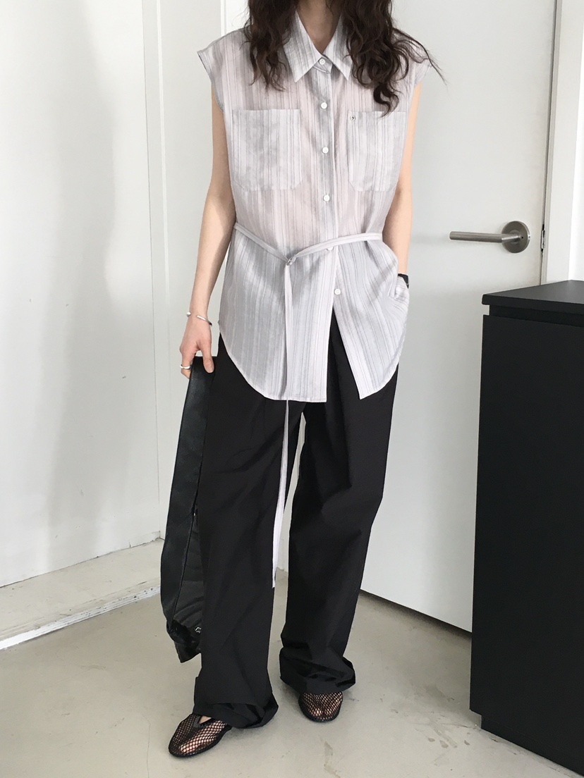 MONDAYMORING直郵韓國代購㊣女裝新品時尚25春夏休閑休閑褲MONDAYMORING休閑褲