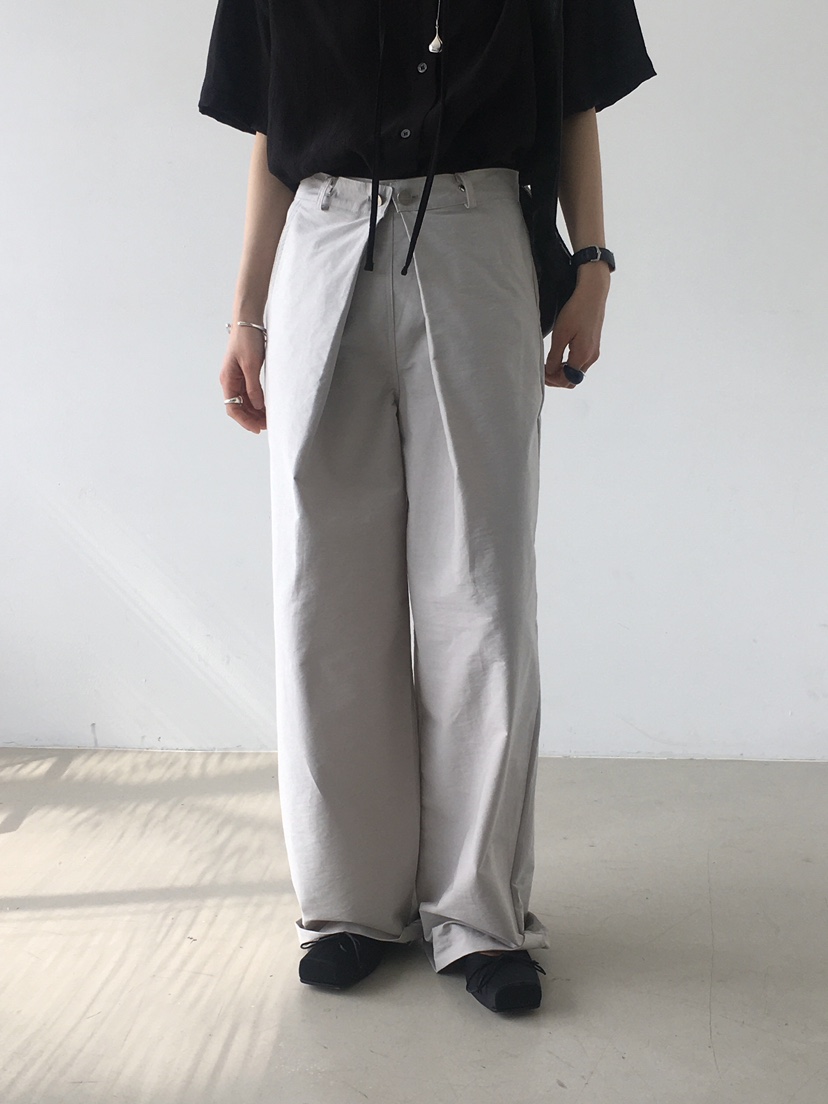 MONDAYMORING直郵韓國代購㊣女裝新品時尚25春夏休閑休閑褲MONDAYMORING休閑褲