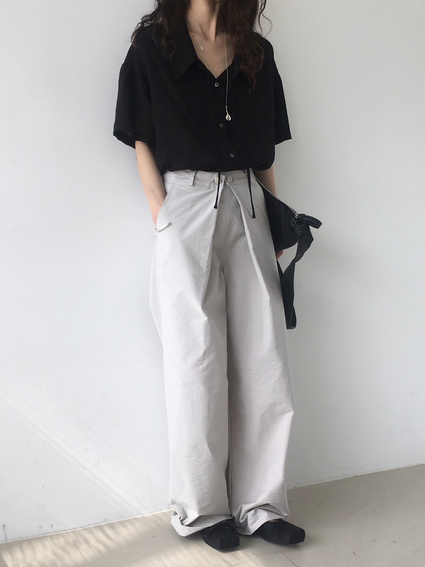 MONDAYMORING直郵韓國代購㊣女裝新品時尚25春夏休閑休閑褲MONDAYMORING休閑褲