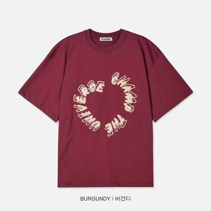 CHAMP韓國直郵㊣女裝新品25春夏熱賣人氣時尚休閑推薦T恤CHAMPT恤圖色4