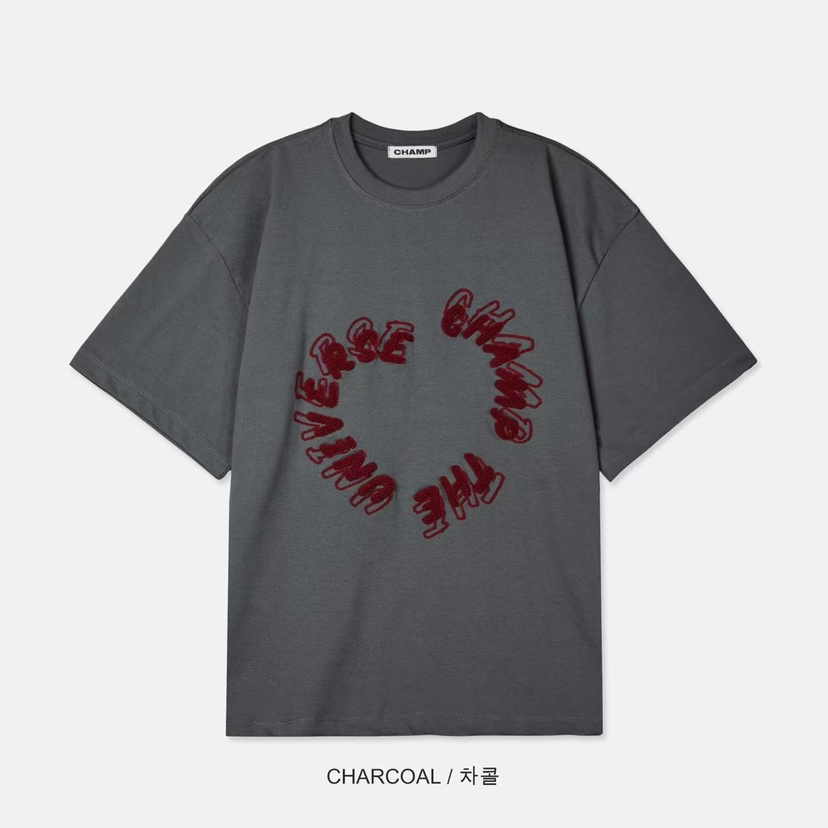 CHAMP韓國直郵㊣女裝新品25春夏熱賣人氣時尚休閑推薦T恤CHAMPT恤圖色5