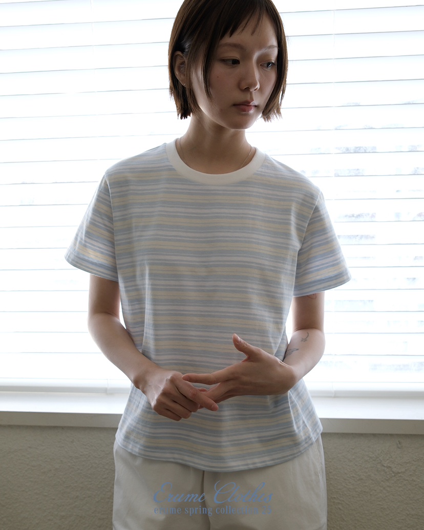 ERUME韓國直郵㊣東大門實拍女裝新款人氣時尚25春夏休閑T恤ERUMET恤