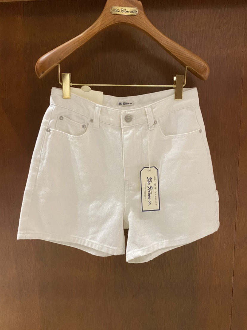 HEBON韓國㊣直郵東大門代購女裝新品熱賣休閑人氣時尚短褲刺繡HEBON短褲