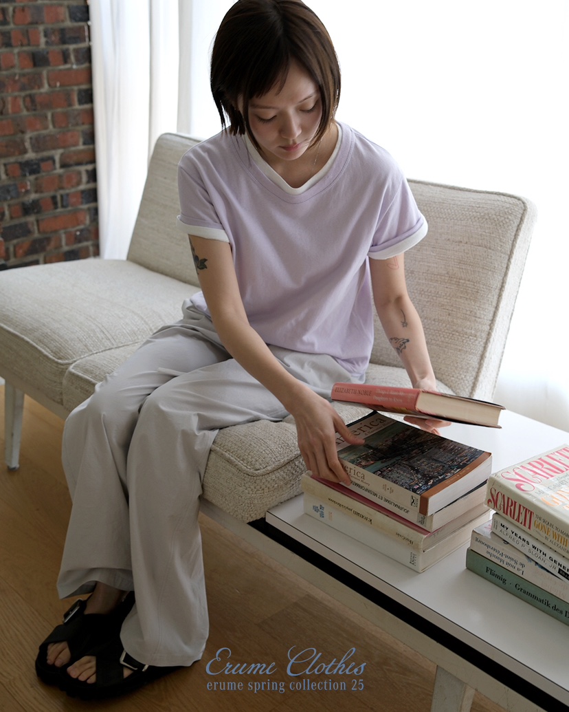 ERUME韓國直郵㊣東大門實拍女裝新款25春夏人氣熱賣推薦T恤ERUMET恤