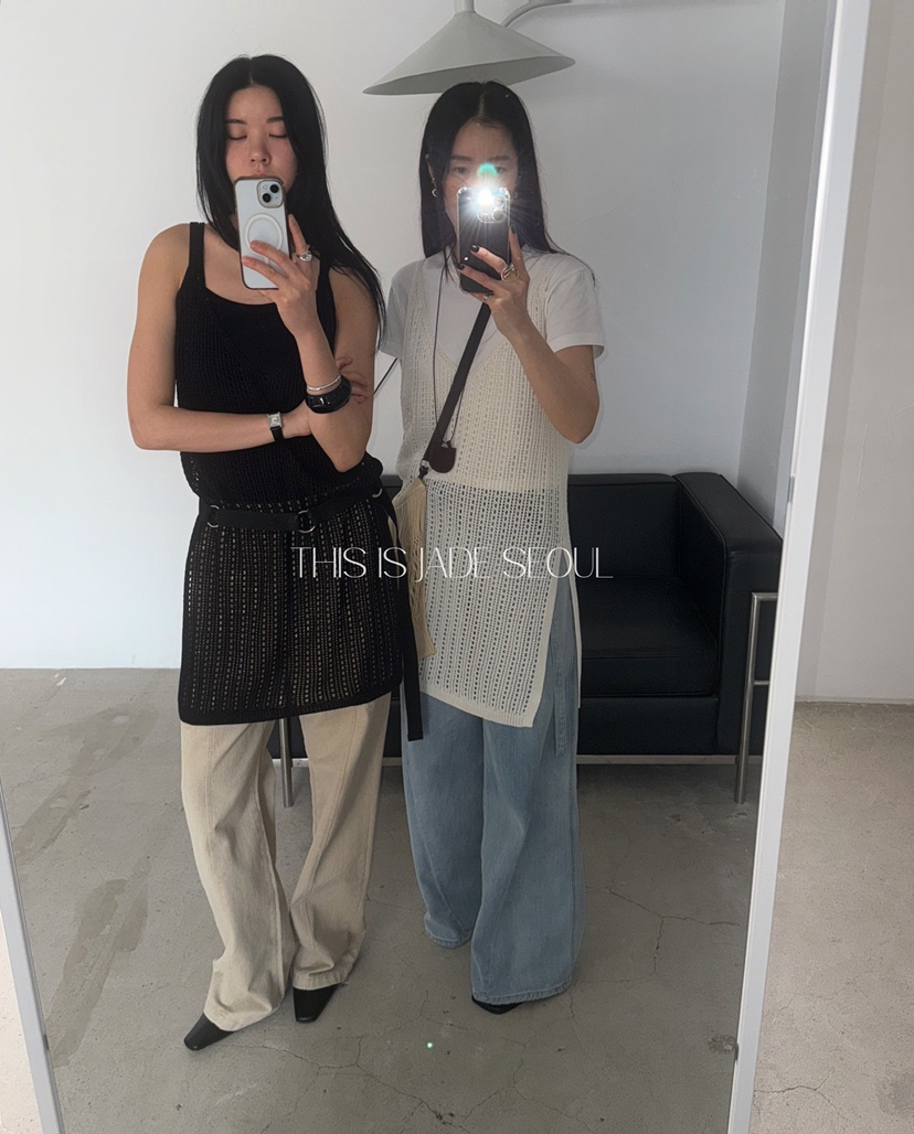 JADEMARKET韓國直郵㊣東大門實拍女裝新款休閑吊帶背心不含腰帶JADE MARKET吊帶/背心