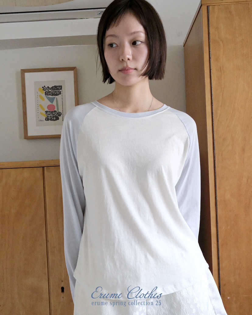 ERUME直郵韓國代購㊣女裝新款時尚熱賣25春夏人氣休閑長袖T恤ERUME長袖T恤