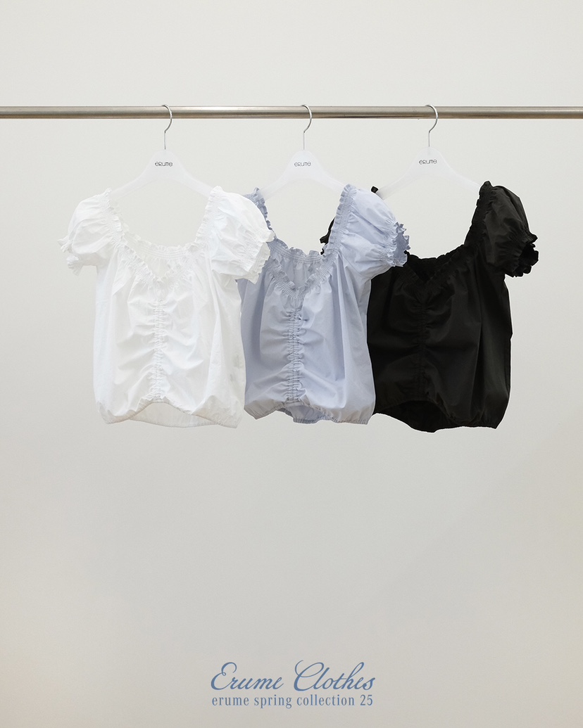 ERUME韓國㊣直郵東大門代購女裝新品休閑人氣推薦襯衫蕾絲衫ERUME襯衫/蕾絲衫