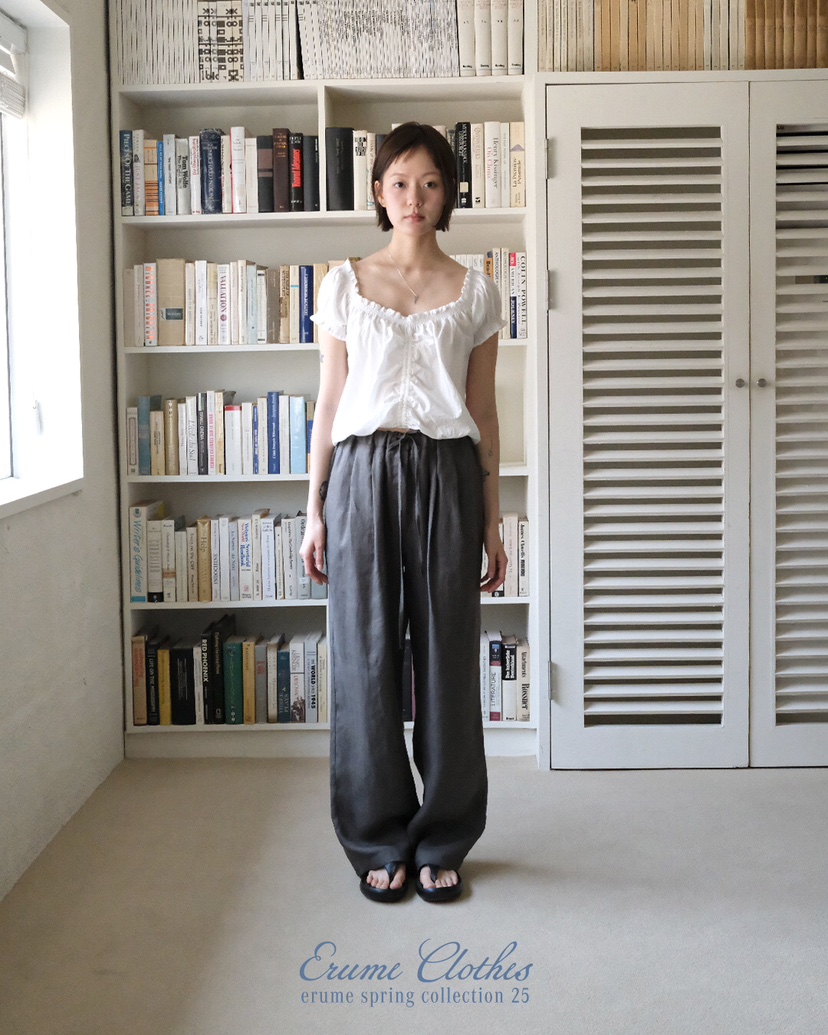 ERUME韓國㊣直郵東大門代購女裝新品休閑人氣推薦襯衫蕾絲衫ERUME襯衫/蕾絲衫
