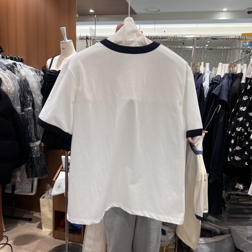 OGI韓國直郵㊣東大門實拍女裝新品推薦休閑人氣25春夏熱賣T恤FLat OGIT恤
