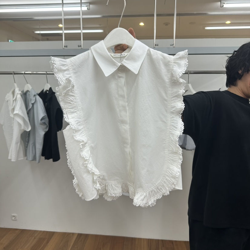 MYNAMEIS韓國直郵㊣東大門實拍女裝新品25春夏推薦休閑馬甲MYNAMEIS馬甲圖色1
