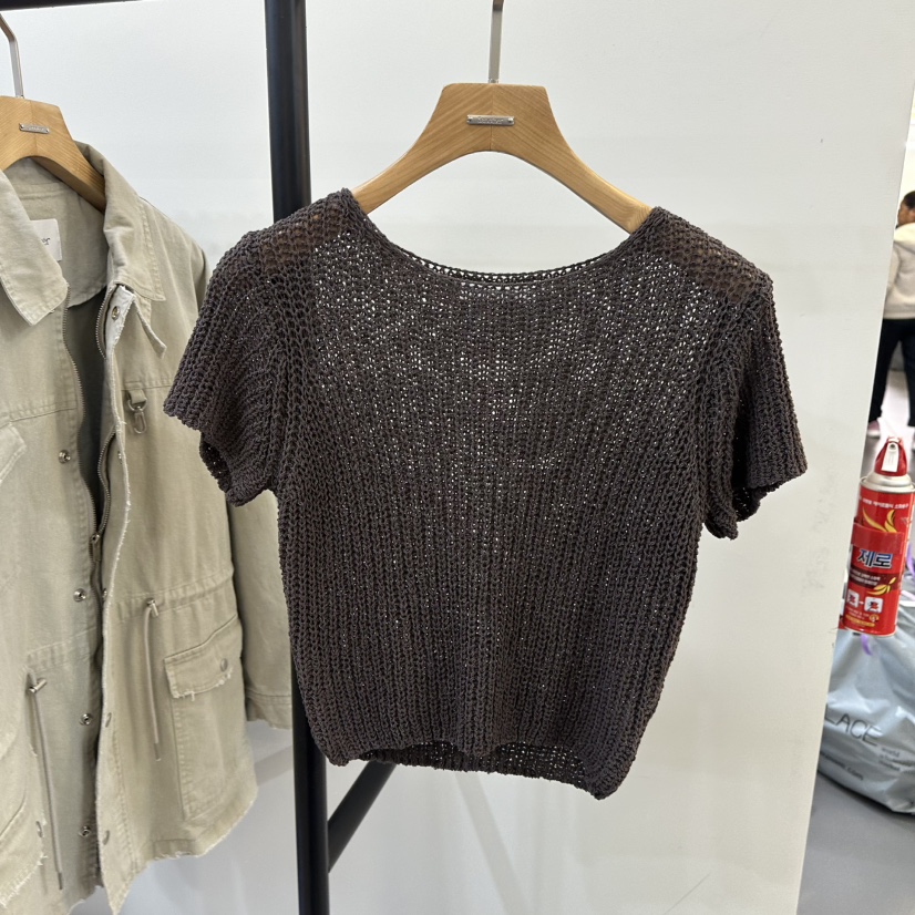 3 ANOTHER韓國㊣直郵東大門代購女裝新品推薦25春夏針織衫3 ANOTHER針織衫圖色2