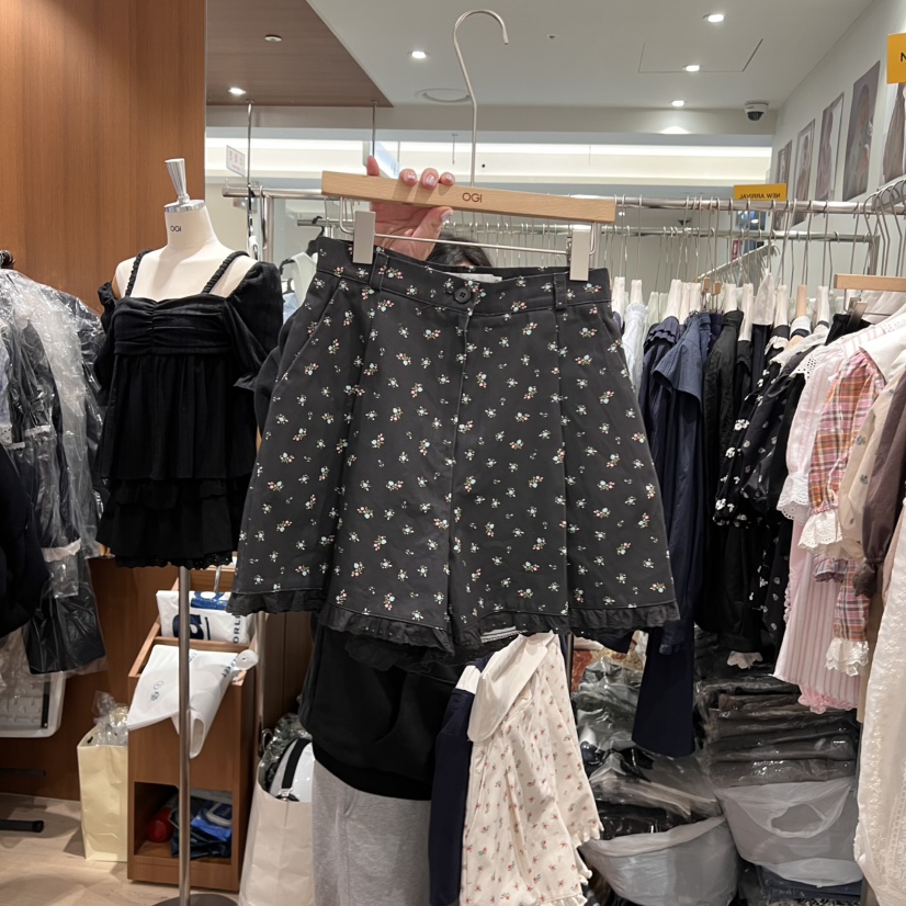 OGI韓國㊣直郵東大門代購女裝新款休閑熱賣25春夏推薦時尚短褲FLat OGI短褲圖色2