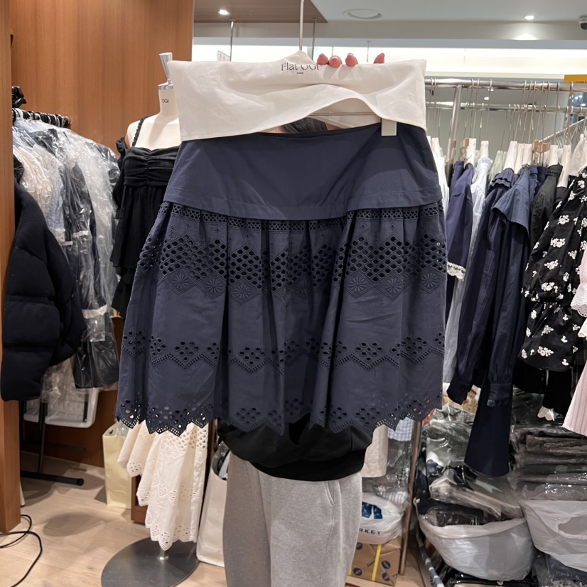OGI韓國直郵㊣女裝新品人氣休閑時尚推薦25春夏熱賣短裙FLat OGI短裙