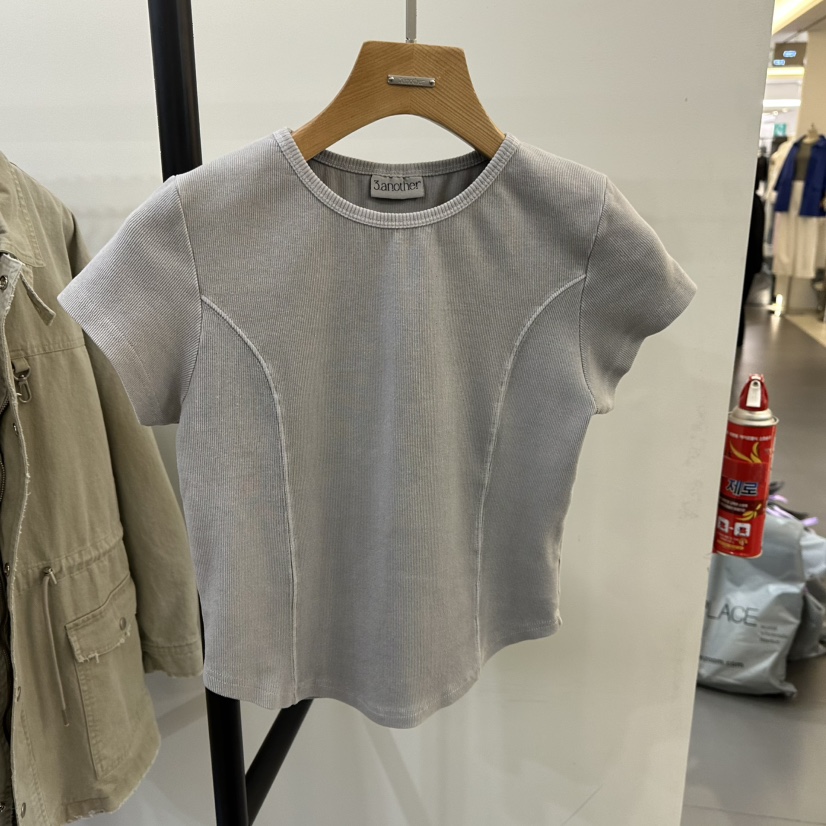 3 ANOTHER韓國㊣直郵東大門代購女裝新品25春夏推薦時尚T恤3 ANOTHERT恤