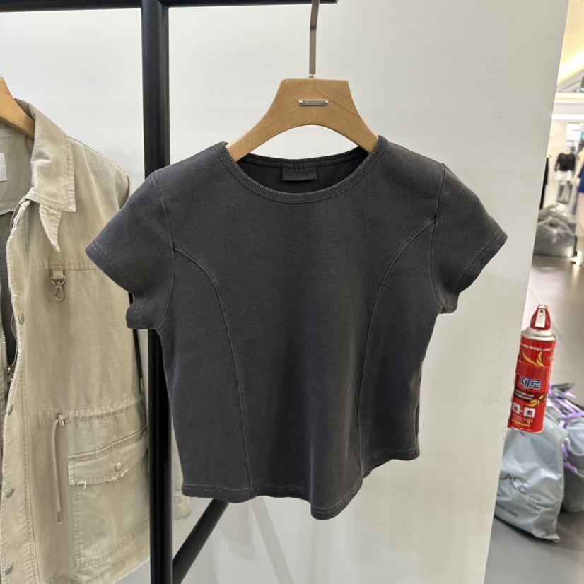 3 ANOTHER韓國㊣直郵東大門代購女裝新品25春夏推薦時尚T恤3 ANOTHERT恤圖色3