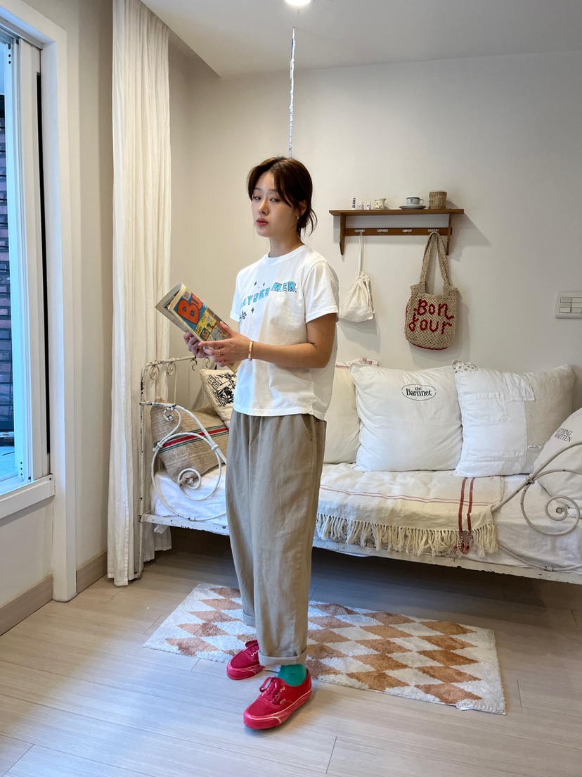 AT NOTE韓國直郵㊣女裝新款推薦25春夏休閑人氣時尚熱賣T恤AT NOTET恤