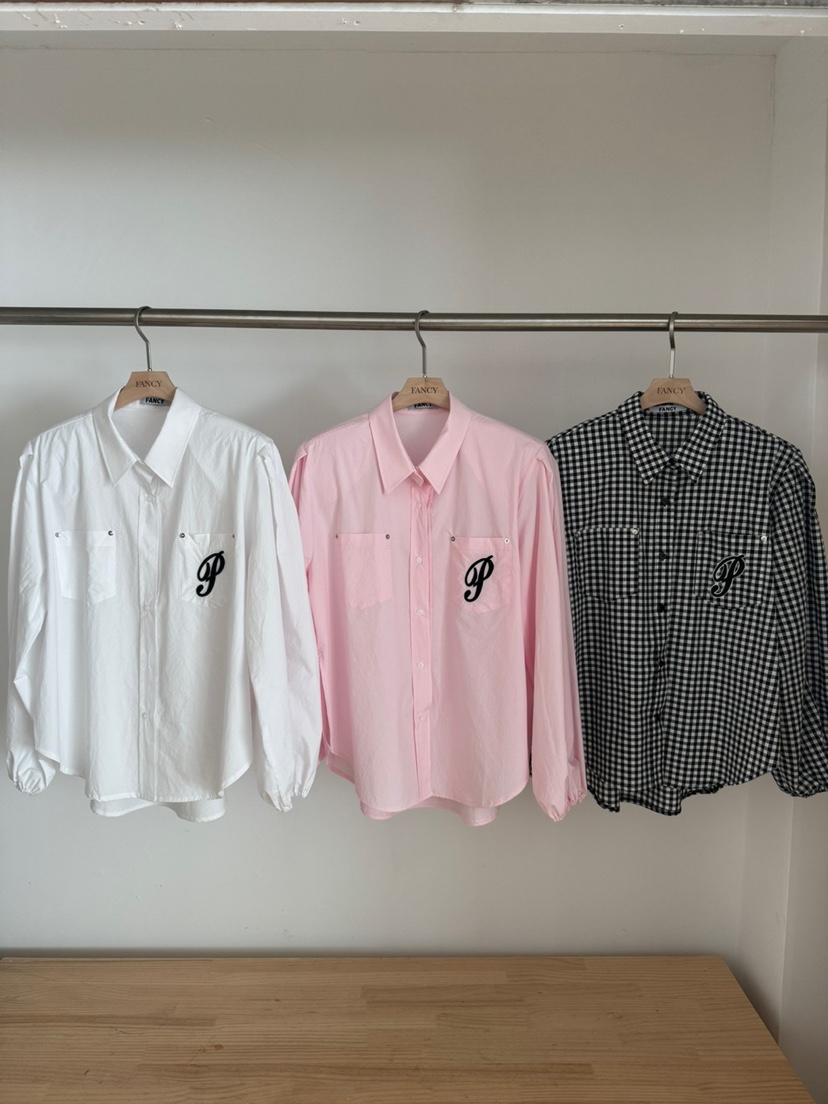 FANCY韓國直郵㊣東大門實拍女裝新品休閑25春夏推薦襯衫蕾絲衫FANCY/Something襯衫/蕾絲衫