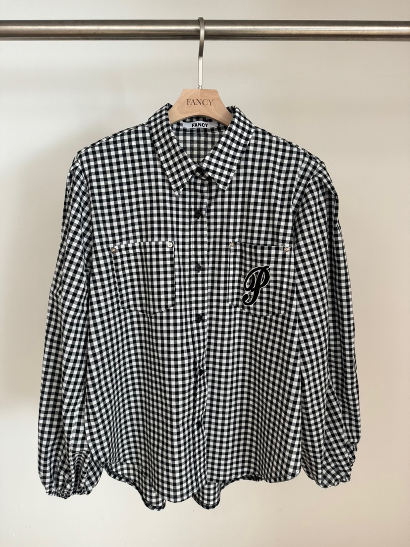 FANCY韓國直郵㊣東大門實拍女裝新品休閑25春夏推薦襯衫蕾絲衫FANCY/Something襯衫/蕾絲衫圖色3