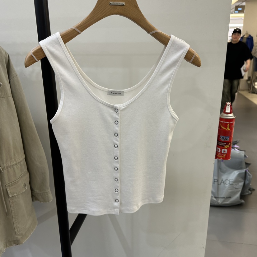 3 ANOTHER韓國直郵㊣女裝新品休閑熱賣25春夏推薦吊帶背心3 ANOTHER吊帶/背心