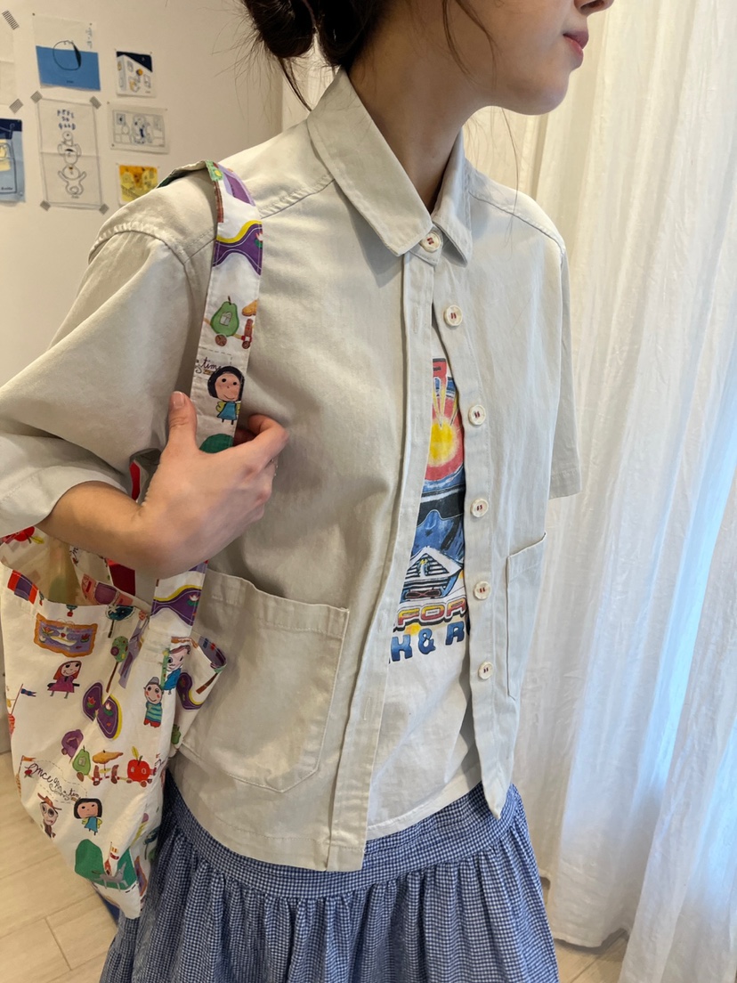 AT NOTE韓國㊣直郵東大門代購女裝新品25春夏襯衫蕾絲衫史努比AT NOTE襯衫/蕾絲衫