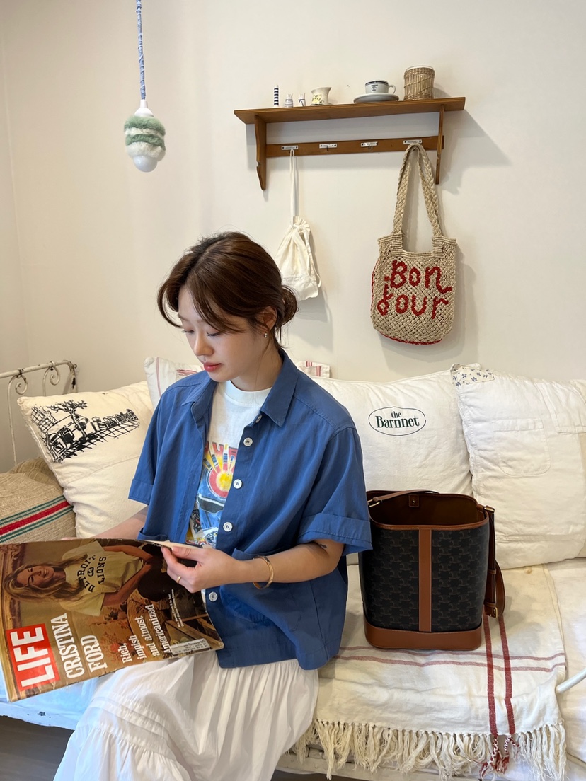 AT NOTE韓國㊣直郵東大門代購女裝新品25春夏襯衫蕾絲衫史努比AT NOTE襯衫/蕾絲衫