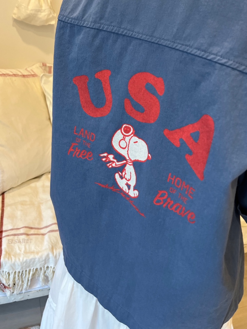 AT NOTE韓國㊣直郵東大門代購女裝新品25春夏襯衫蕾絲衫史努比AT NOTE襯衫/蕾絲衫