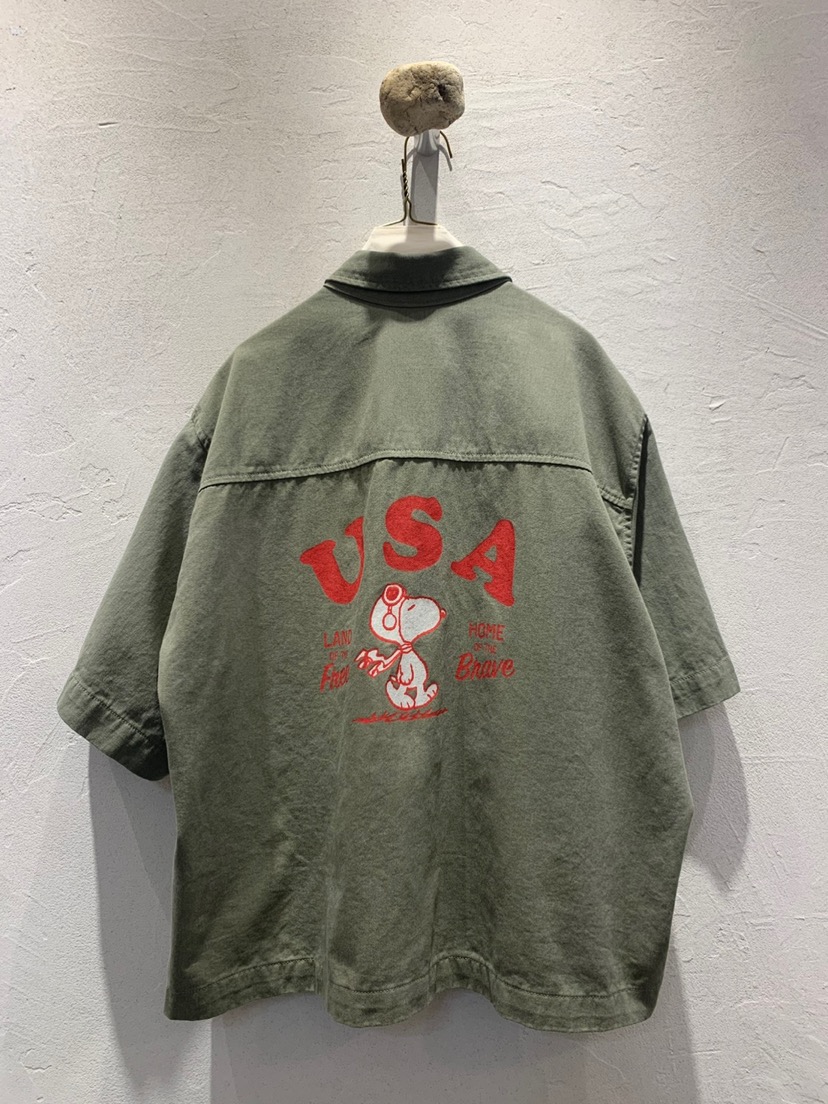 AT NOTE韓國㊣直郵東大門代購女裝新品25春夏襯衫蕾絲衫史努比AT NOTE襯衫/蕾絲衫