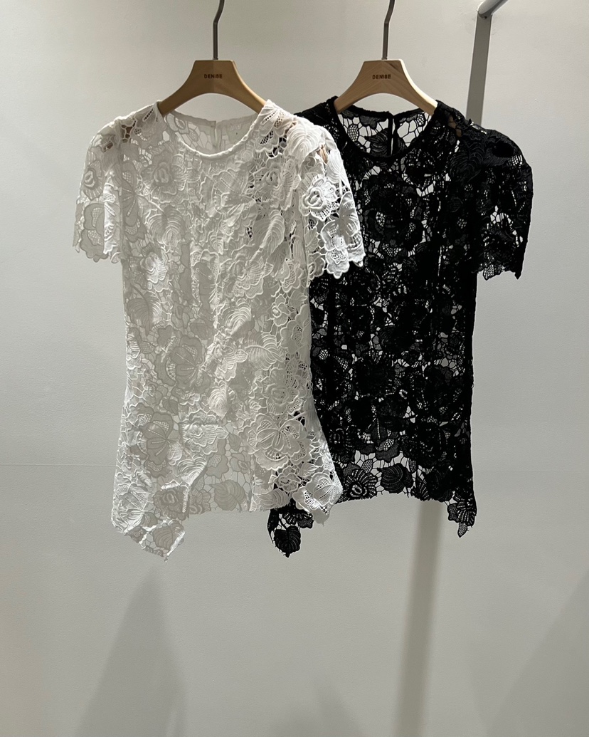 DENISE韓國直郵㊣女裝新款休閑熱賣時尚人氣推薦襯衫蕾絲衫DENISE襯衫/蕾絲衫