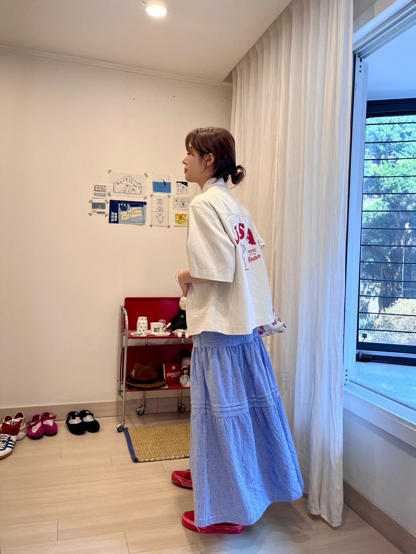 AT NOTE韓國直郵㊣女裝新款推薦25春夏熱賣時尚休閑人氣長裙AT NOTE長裙