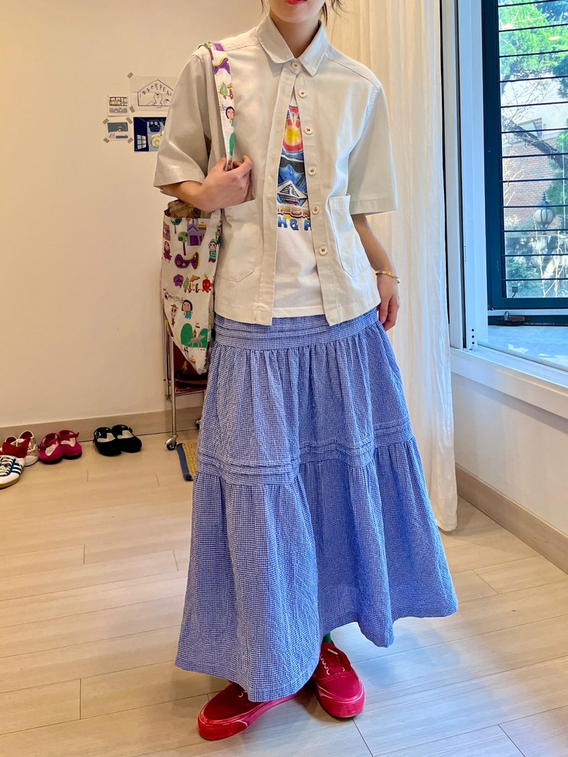 AT NOTE韓國直郵㊣女裝新款推薦25春夏熱賣時尚休閑人氣長裙AT NOTE長裙