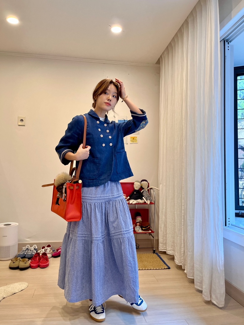 AT NOTE韓國直郵㊣女裝新款推薦25春夏熱賣時尚休閑人氣長裙AT NOTE長裙