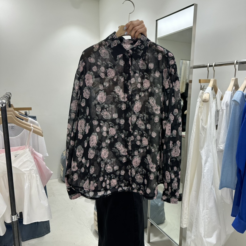 REPELLER韓國㊣直郵東大門代購女裝新品人氣25春夏襯衫蕾絲衫REPELLER襯衫/蕾絲衫