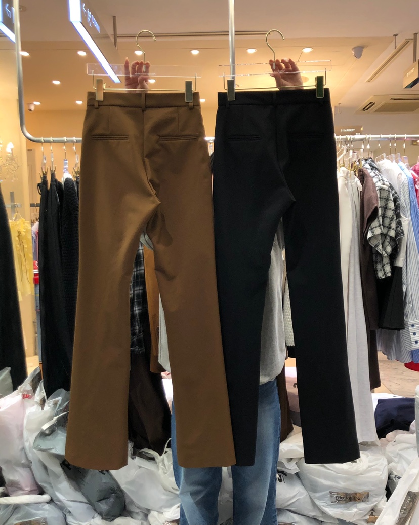 WORK SHOP韓國直郵㊣東大門實拍女裝新款時尚推薦人氣休閑褲Work_shop休閑褲