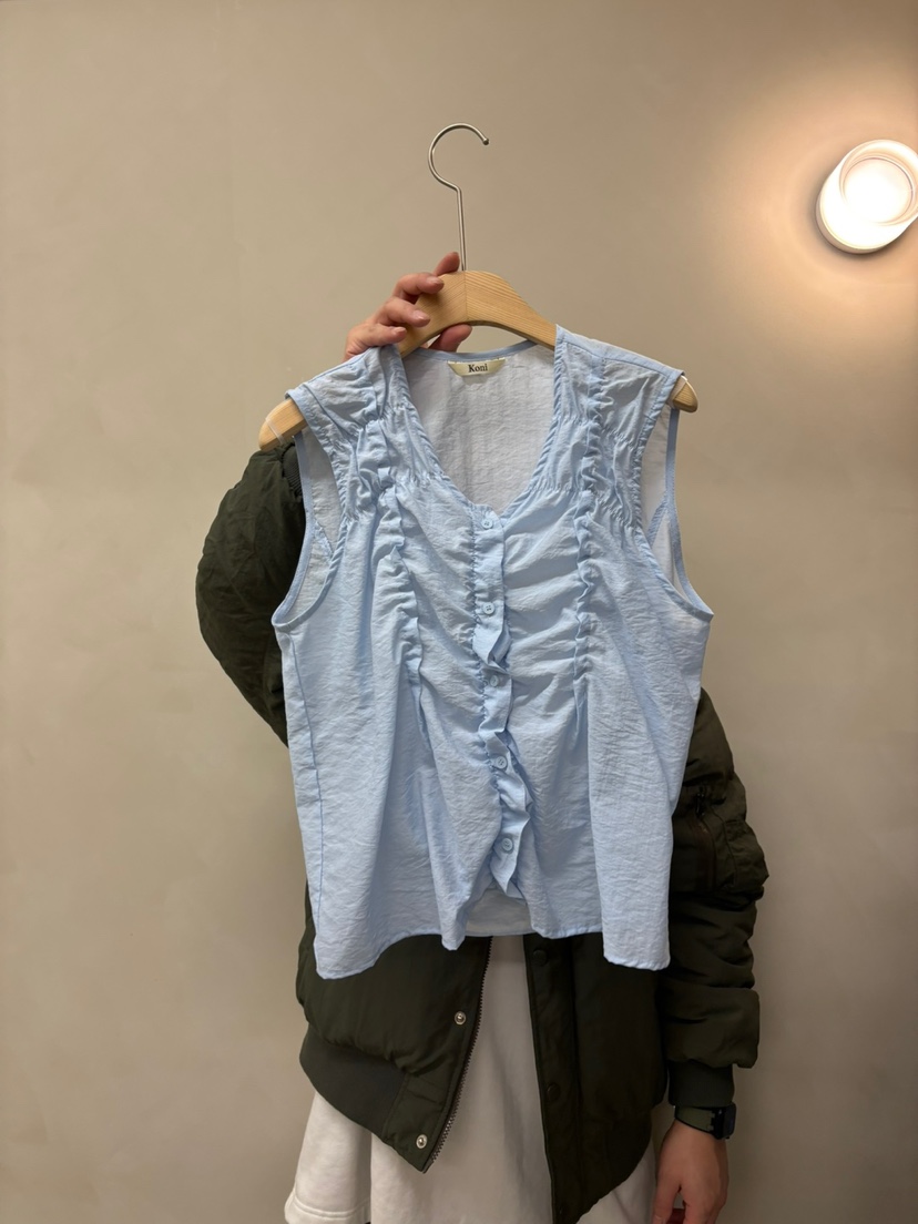 KONI直郵韓國代購㊣女裝新品25春夏熱賣人氣時尚襯衫蕾絲衫KONI襯衫/蕾絲衫
