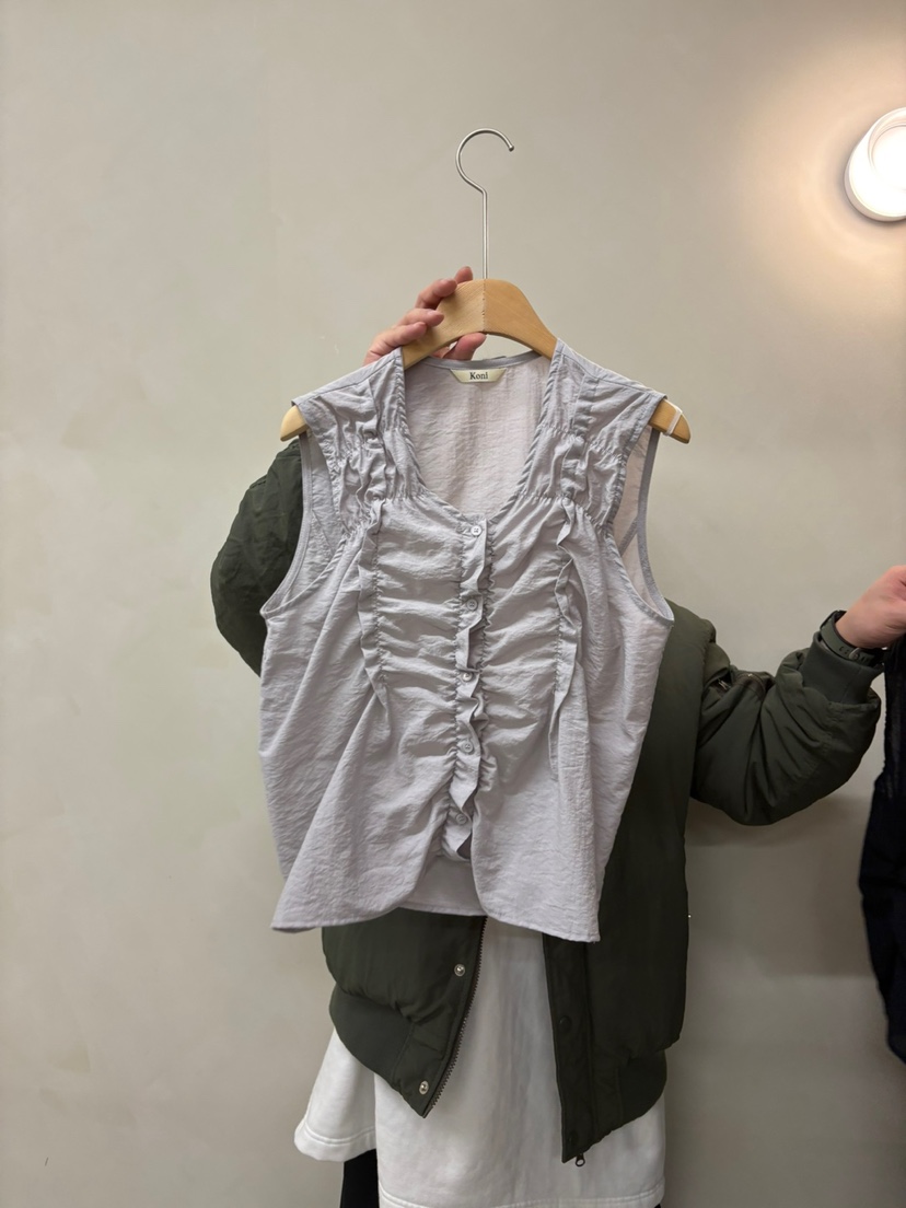 KONI直郵韓國代購㊣女裝新品25春夏熱賣人氣時尚襯衫蕾絲衫KONI襯衫/蕾絲衫圖色4