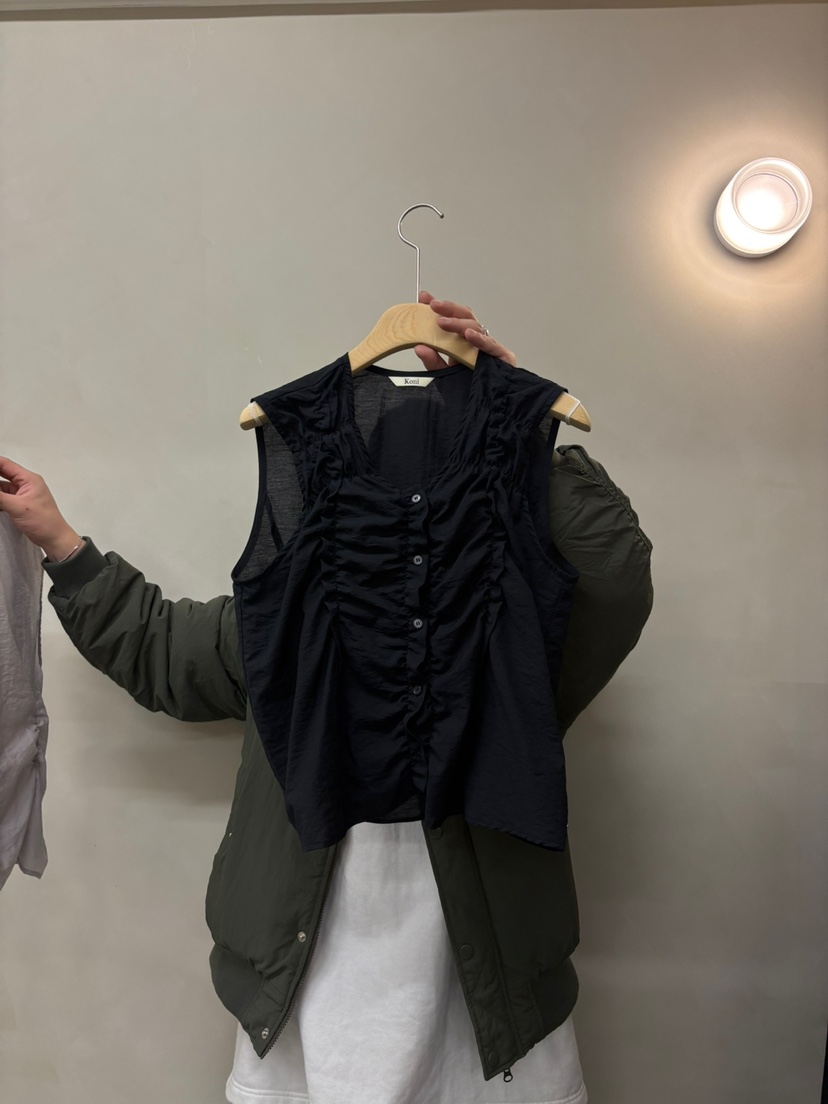 KONI直郵韓國代購㊣女裝新品25春夏熱賣人氣時尚襯衫蕾絲衫KONI襯衫/蕾絲衫圖色5