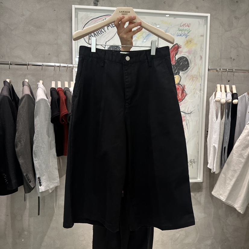 LAMAGIEPIE直郵韓國代購㊣女裝新品人氣25春夏休閑時尚短褲LAMAGIE GREY短褲圖色3