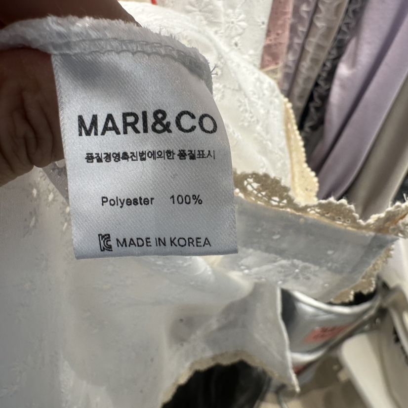 MARI CO直郵韓國代購㊣女裝新款熱賣25春夏時尚襯衫蕾絲衫MARI CO襯衫/蕾絲衫