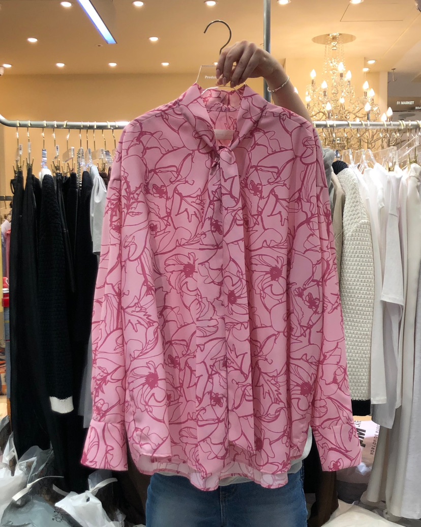 WORK SHOP韓國直郵㊣東大門實拍女裝新品時尚推薦襯衫蕾絲衫Work_shop襯衫/蕾絲衫