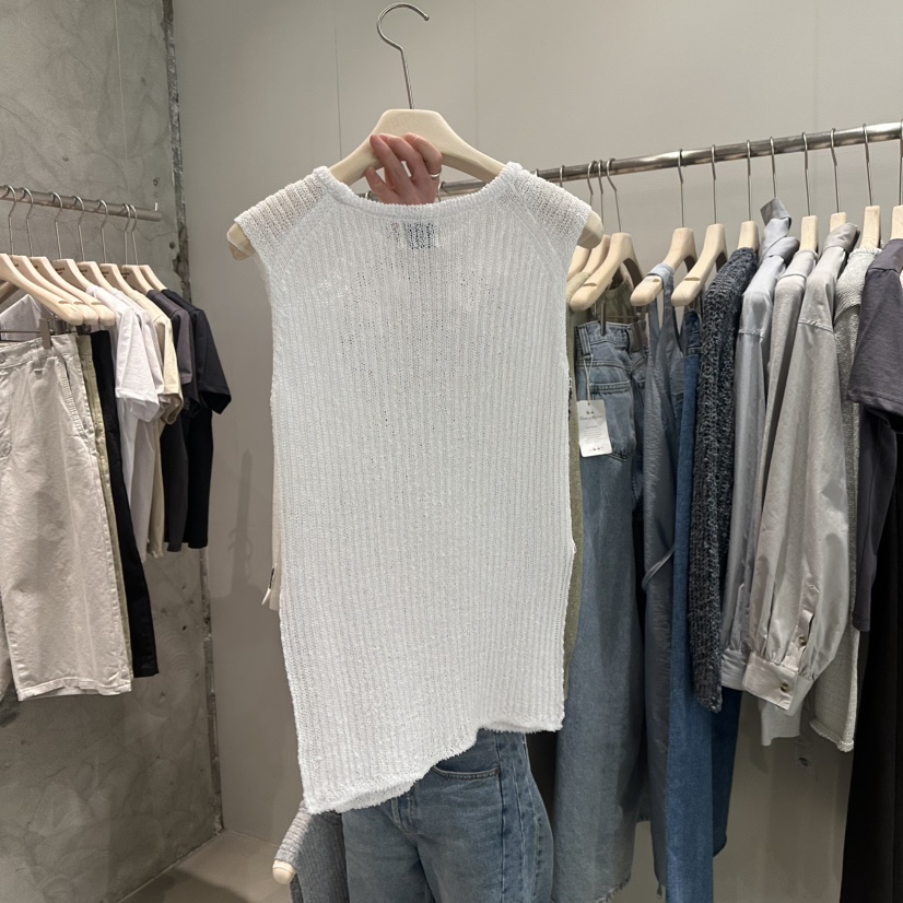 LAMAGIEPIE韓國直郵㊣東大門實拍女裝新品休閑時尚吊帶背心LAMAGIE GREY吊帶/背心