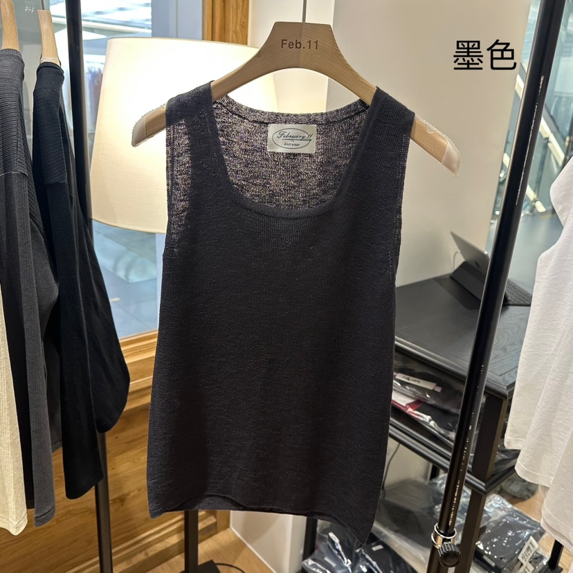FEBRUARY 11韓國㊣直郵東大門代購女裝新品推薦時尚吊帶背心FEBRUARY11吊帶/背心圖色2
