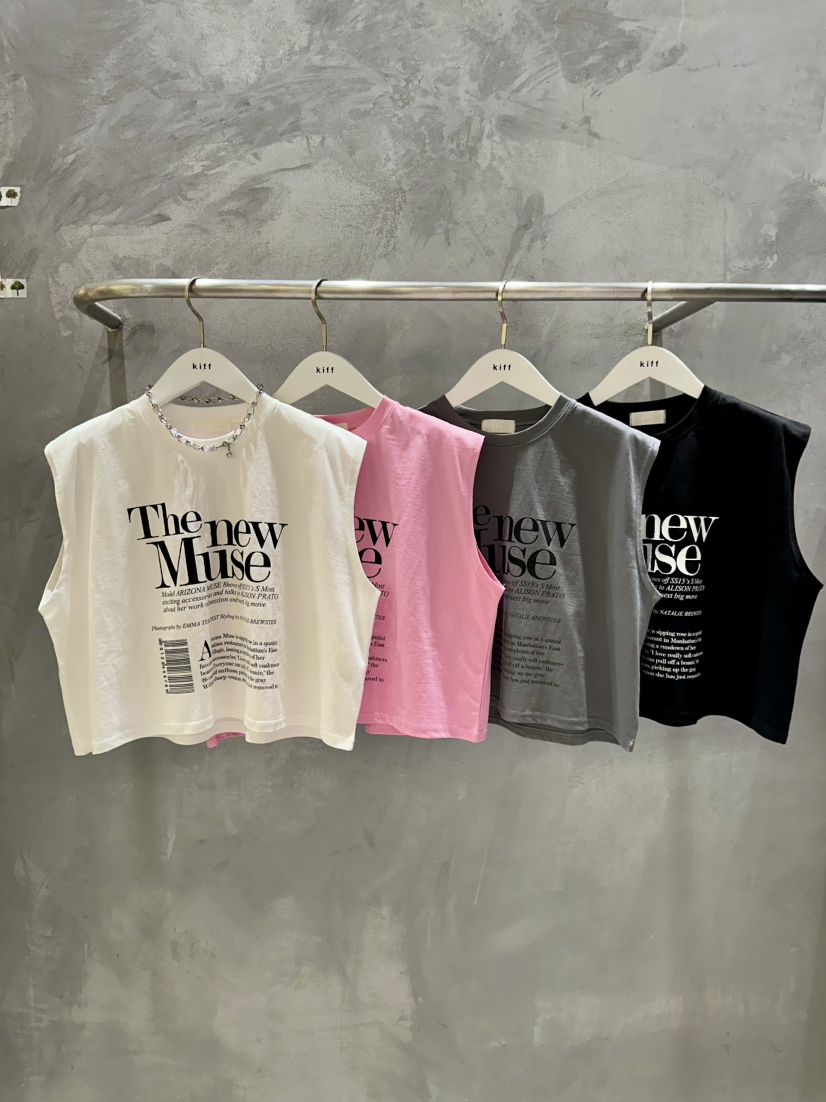 KIFF直郵韓國代購㊣女裝新品25春夏推薦時尚人氣休閑吊帶背心KIFF吊帶/背心