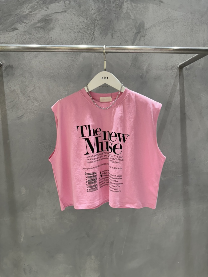 KIFF直郵韓國代購㊣女裝新品25春夏推薦時尚人氣休閑吊帶背心KIFF吊帶/背心圖色2