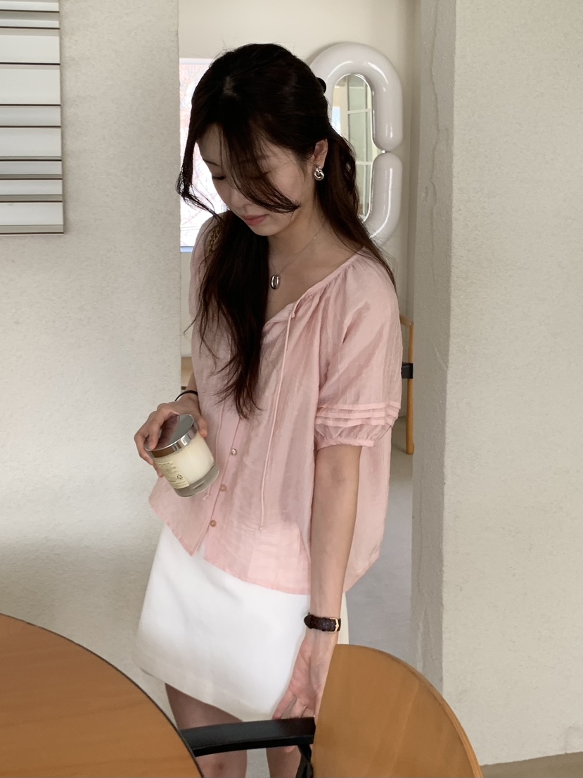 BAKING POWDER韓國直郵㊣東大門實拍女裝新款人氣襯衫蕾絲衫BAKING POWDER襯衫/蕾絲衫