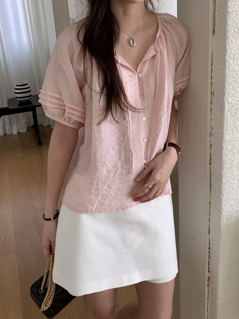 BAKING POWDER韓國直郵㊣東大門實拍女裝新款人氣襯衫蕾絲衫BAKING POWDER襯衫/蕾絲衫
