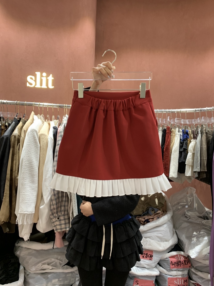 SLIT韓國㊣直郵東大門代購女裝新款熱賣時尚推薦人氣25春夏短裙SLIT短裙