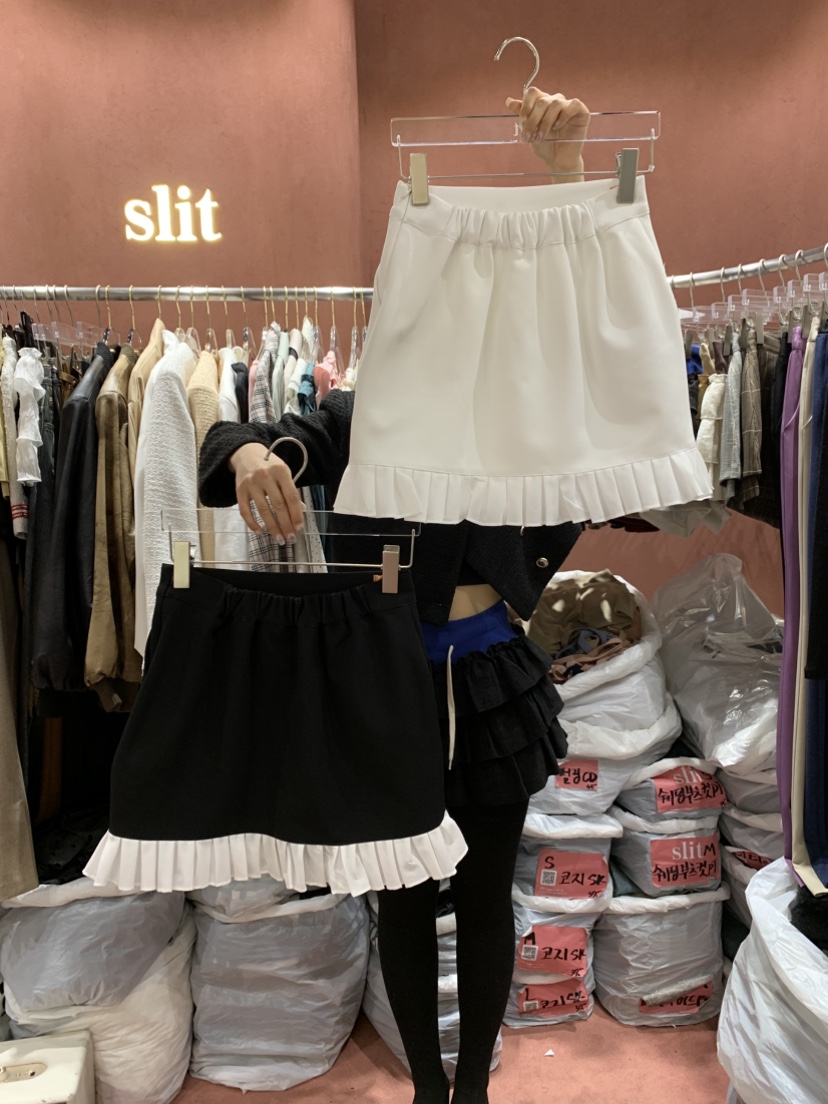 SLIT韓國㊣直郵東大門代購女裝新款熱賣時尚推薦人氣25春夏短裙SLIT短裙