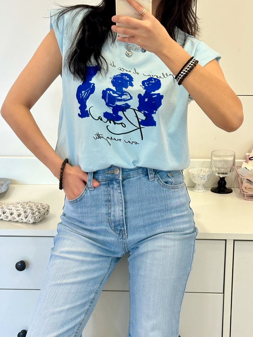 KIFF直郵韓國代購㊣女裝新款時尚25春夏休閑推薦熱賣吊帶背心KIFF吊帶/背心
