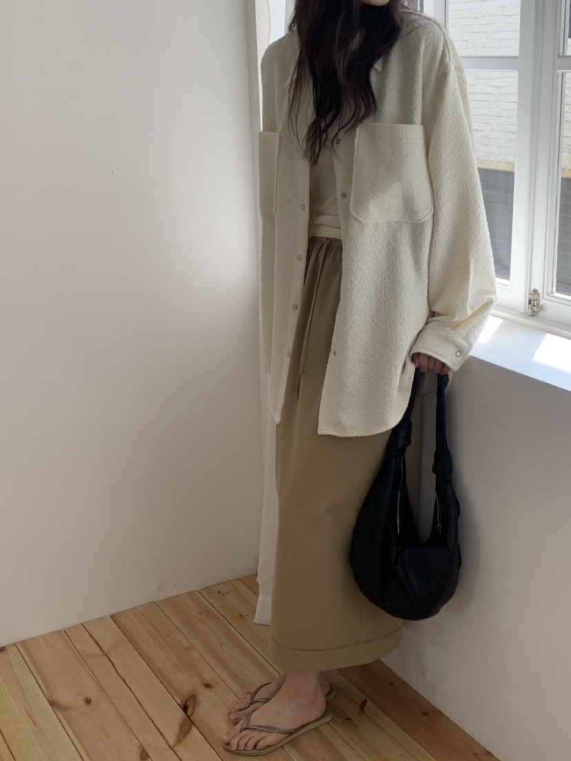 LOGARDEN韓國直郵㊣女裝新款人氣休閑推薦熱賣25春夏時尚長裙LO GARDEN長裙