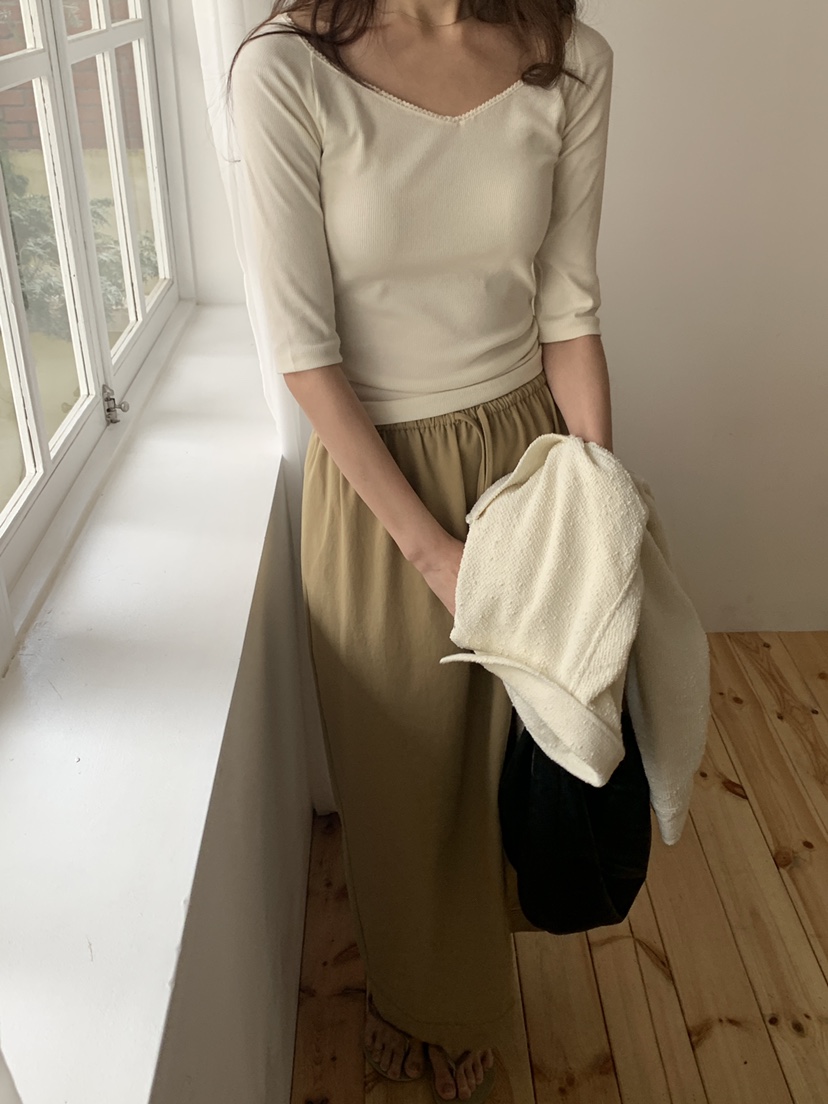 LOGARDEN韓國直郵㊣女裝新款人氣休閑推薦熱賣25春夏時尚長裙LO GARDEN長裙